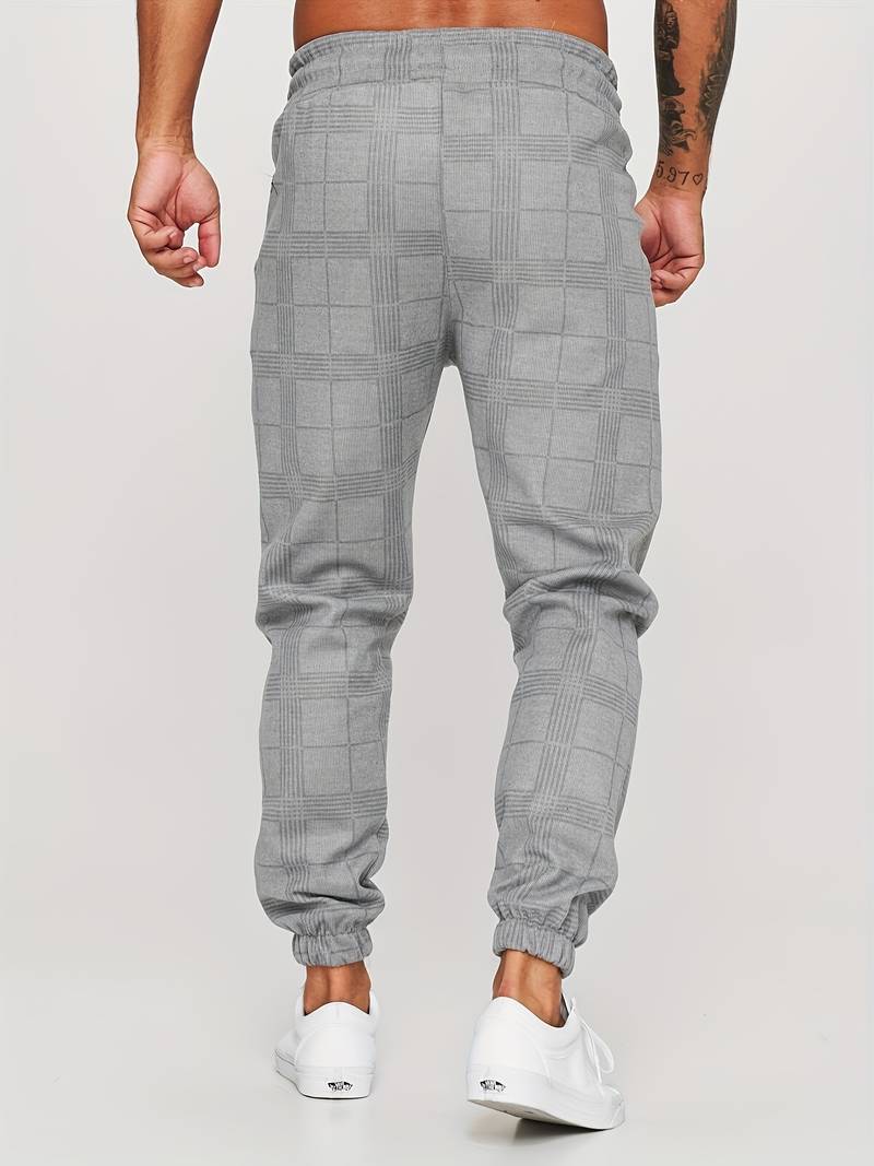 Urban Style – Jogginghose Herren – Bequem mit Modernem Karomuster