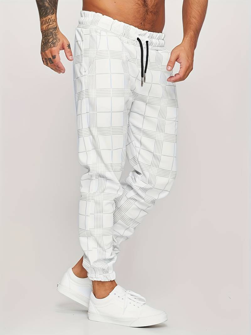 Urban Style – Jogginghose Herren – Bequem mit Modernem Karomuster
