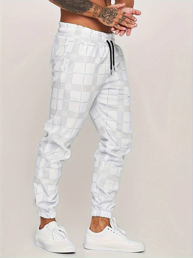 Urban Style – Jogginghose Herren – Bequem mit Modernem Karomuster