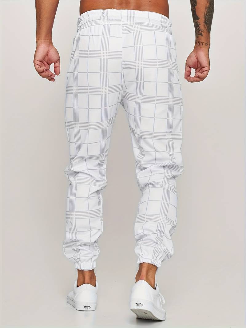 Urban Style – Jogginghose Herren – Bequem mit Modernem Karomuster