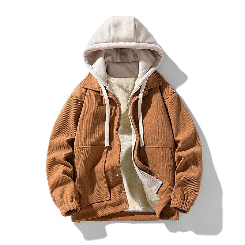 Urban Style – Kapuzenjacke Herren – Warm & Vielseitig aus Kord 4