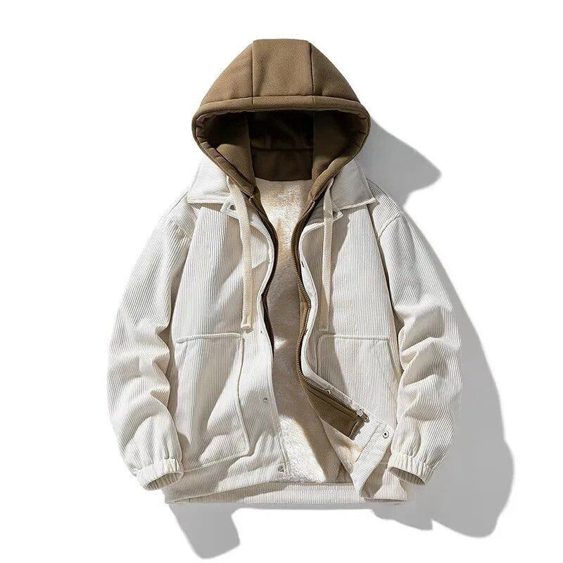 Urban Style – Kapuzenjacke Herren – Warm & Vielseitig aus Kord 6