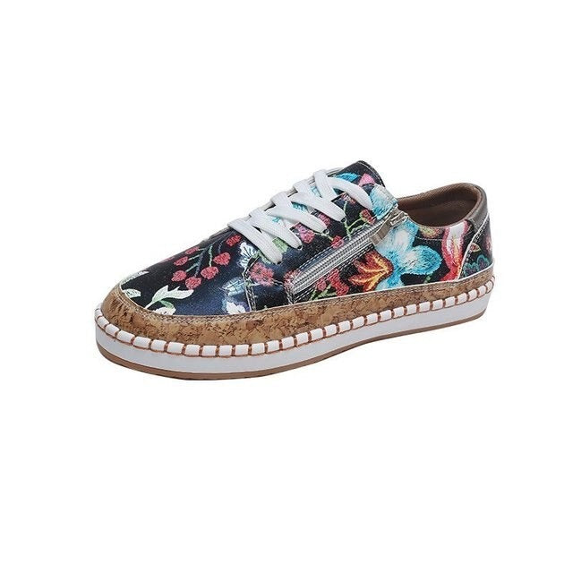 Vintage Chic – Vulkanisierte Schuhe für Damen – Bequem & Vielseitig