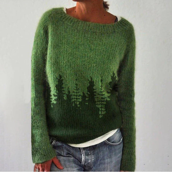 Vintage-Inspirierter Pullover für Damen – Bequem & Stilvoll 2