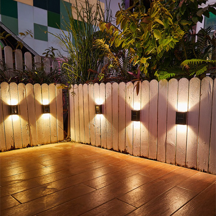 Wandleuchte Außen – Kabellos & Wetterfest – Solar LED für Terrasse und Garten 0