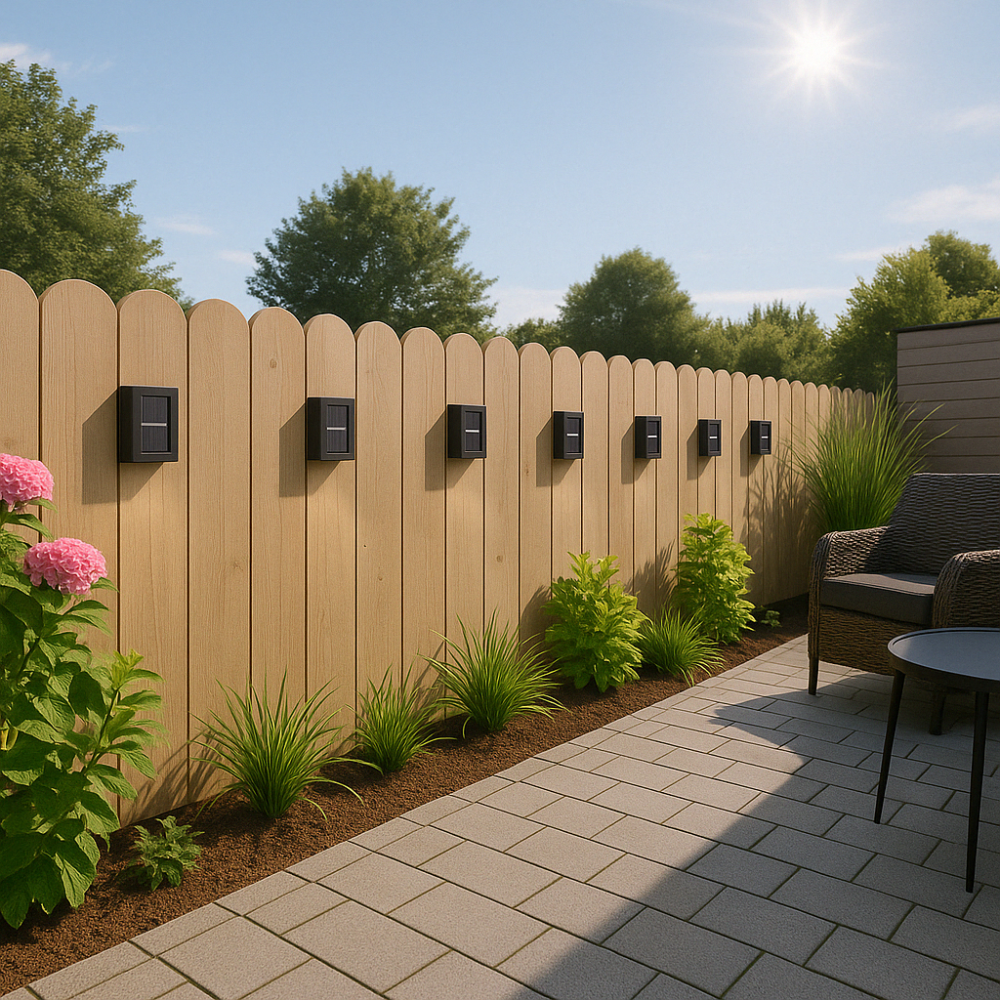 Wandleuchte Außen – Kabellos & Wetterfest – Solar LED für Terrasse und Garten 6