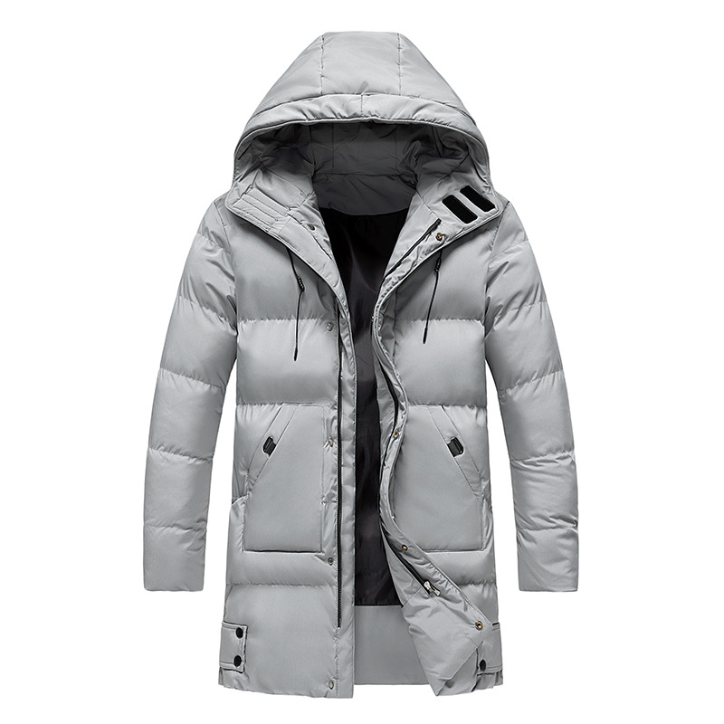 Wattierter Herrenparka für Winter – Stilvoll & Warm mit Kapuze