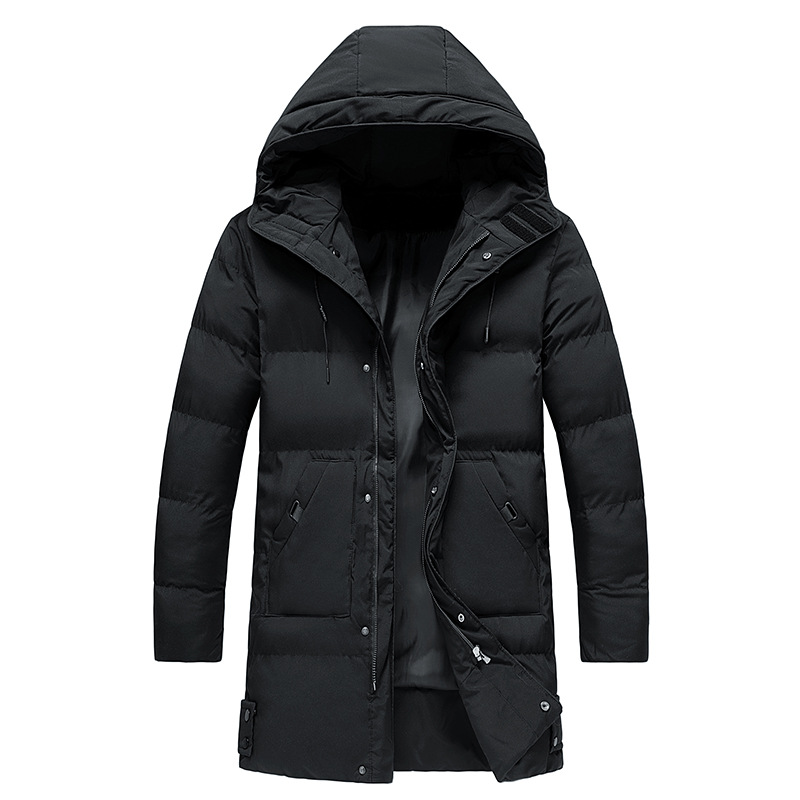 Wattierter Herrenparka für Winter – Stilvoll & Warm mit Kapuze
