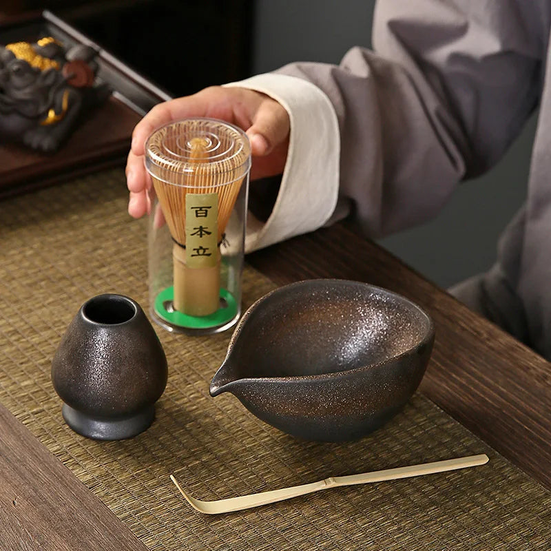 YUKIRO – 4-teiliges Matcha Set im traditionellen japanischen Stil