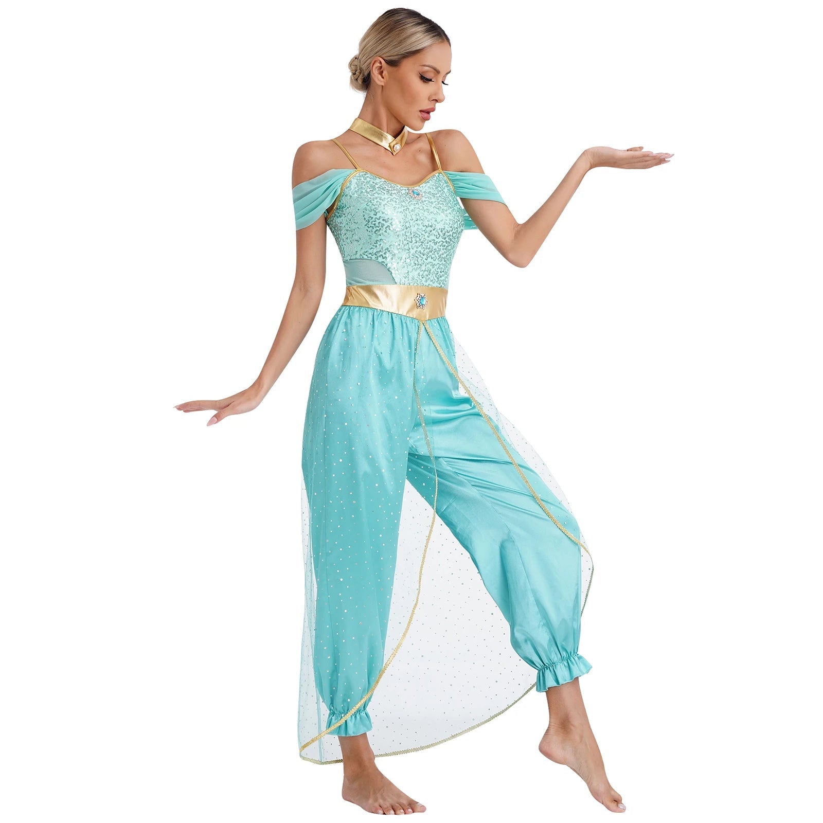 Aimee – Kostüm – Elegantes Schulterfreies Design für Halloween & Karneval