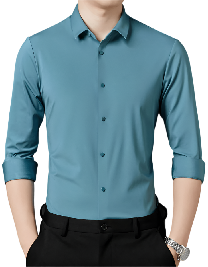 Alex – Stretchhemd Herren – Knitterfrei & Bequem