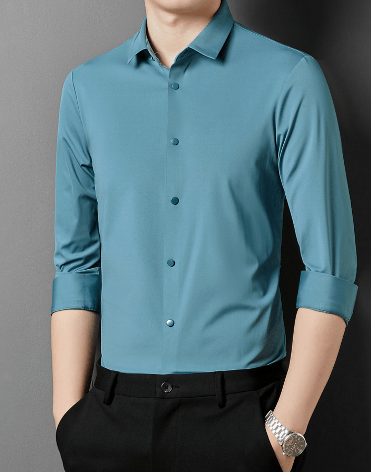 Alex – Stretchhemd Herren – Knitterfrei & Bequem