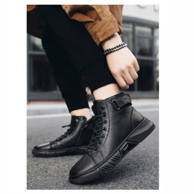 Arnold – Herren Stiefel Schwarz – Hochwertiges Leder & Stilvoll