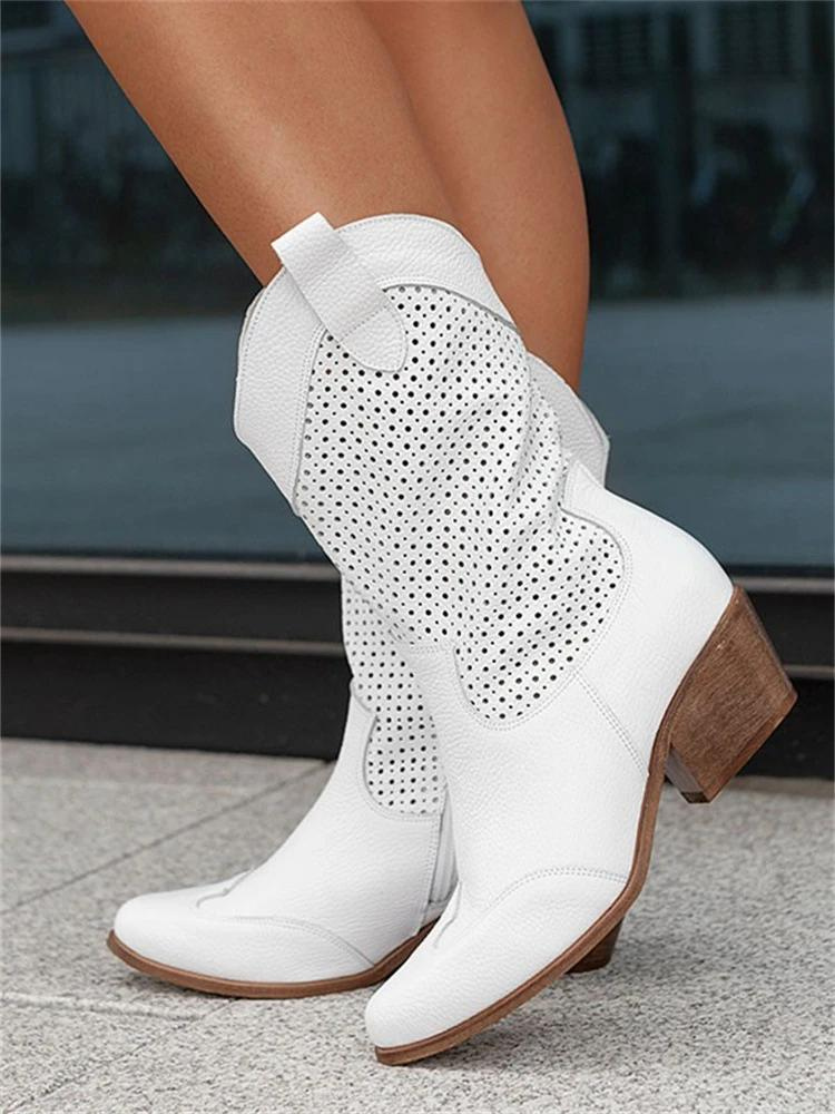 Atmungsaktive Cowboystiefel für Damen – Stilvoll & Komfortabel
