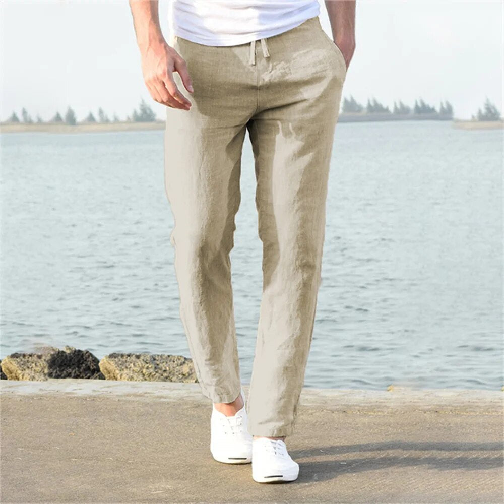 Atmungsaktive Leinenhose für Herren – Stilvoll & Bequem für Warme Tage