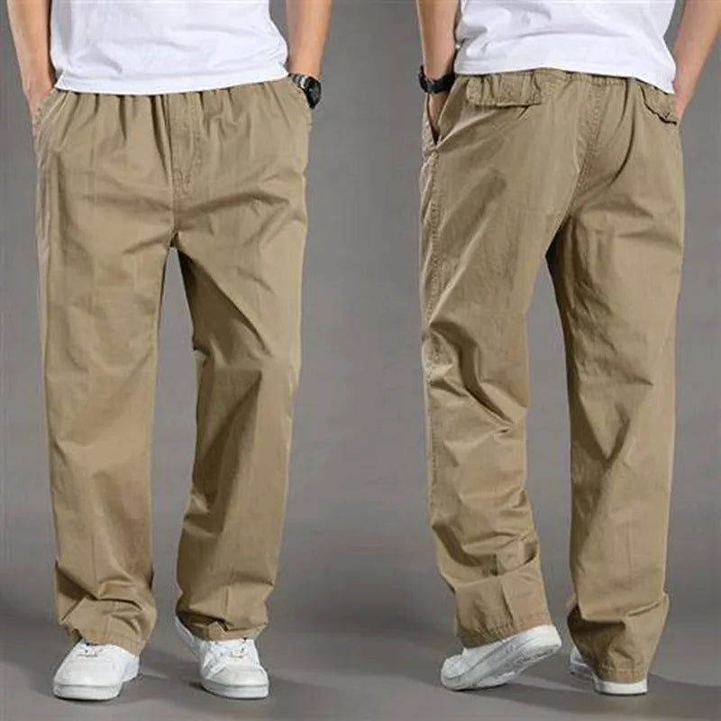 Atmungsaktive Baumwollhose für Herren – Bequem & Vielseitig für Frühling und Sommer 3