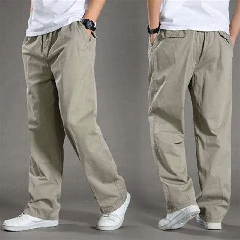 Atmungsaktive Baumwollhose für Herren – Bequem & Vielseitig für Frühling und Sommer 4