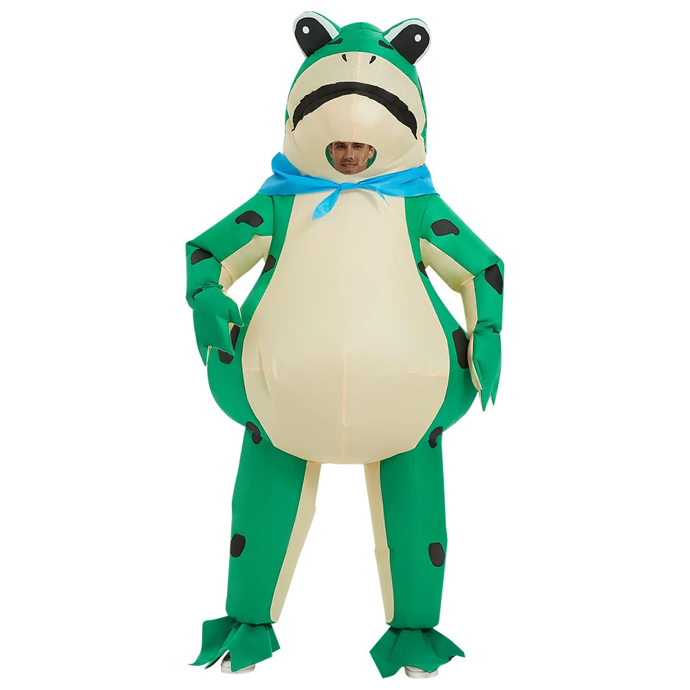 Aufblasbarer Frosch – Halloween Kostüm – Lustig & Auffällig 3