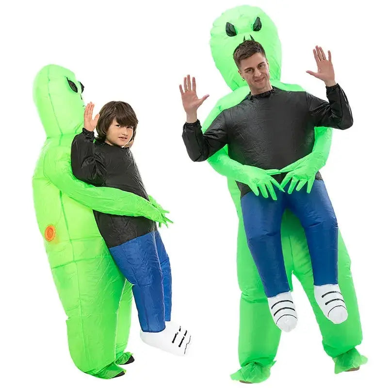 Aufblasbares Alien-Kostüm – Lustig & Einzigartig für Halloween – Ideal für Fasching 1