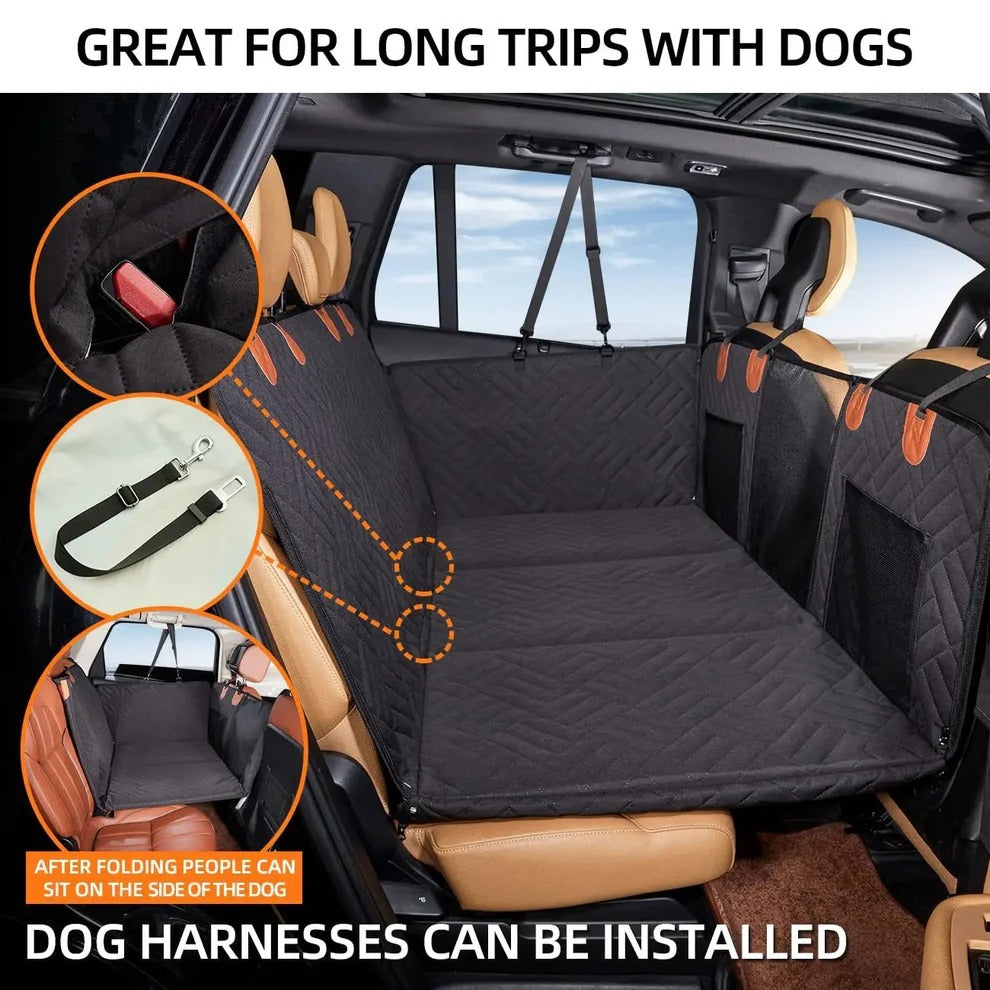 Autositzverlängerung für Hunde – Stabil & Wasserfest – Ideal für Sichere Reisen im Auto