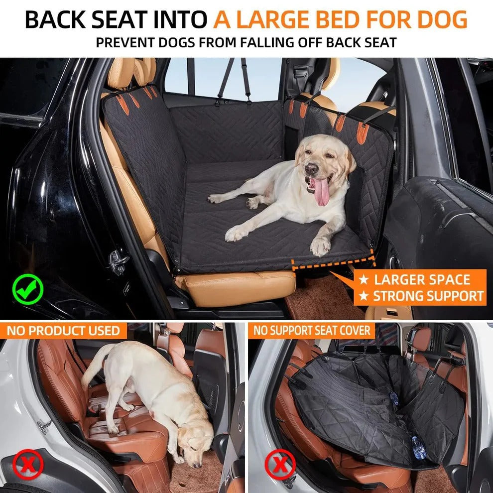 Autositzverlängerung für Hunde – Stabil & Wasserfest – Ideal für Sichere Reisen im Auto