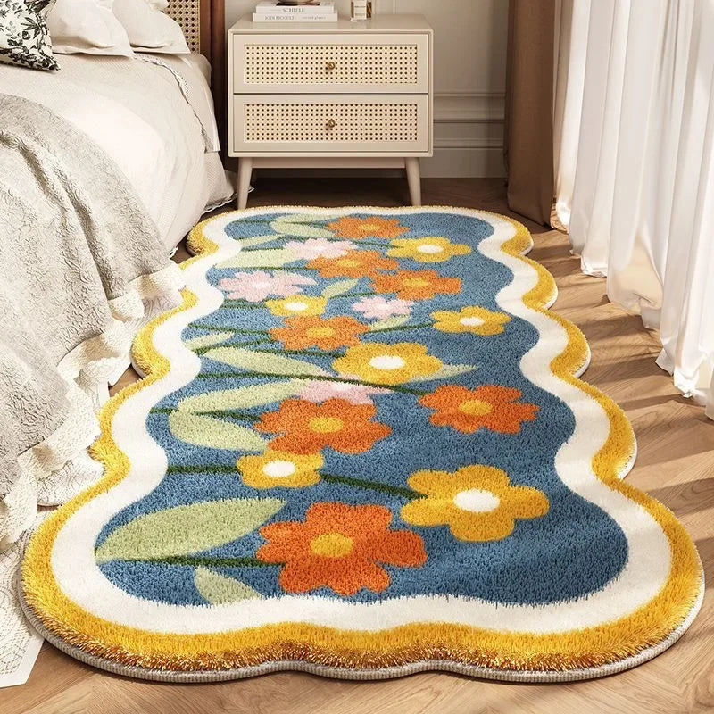 BLOOMA – Weicher Teppich mit Blumenform