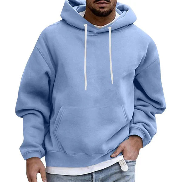Bequemer Kapuzenpullover – Herren Hoodie mit Praktischen Taschen 0