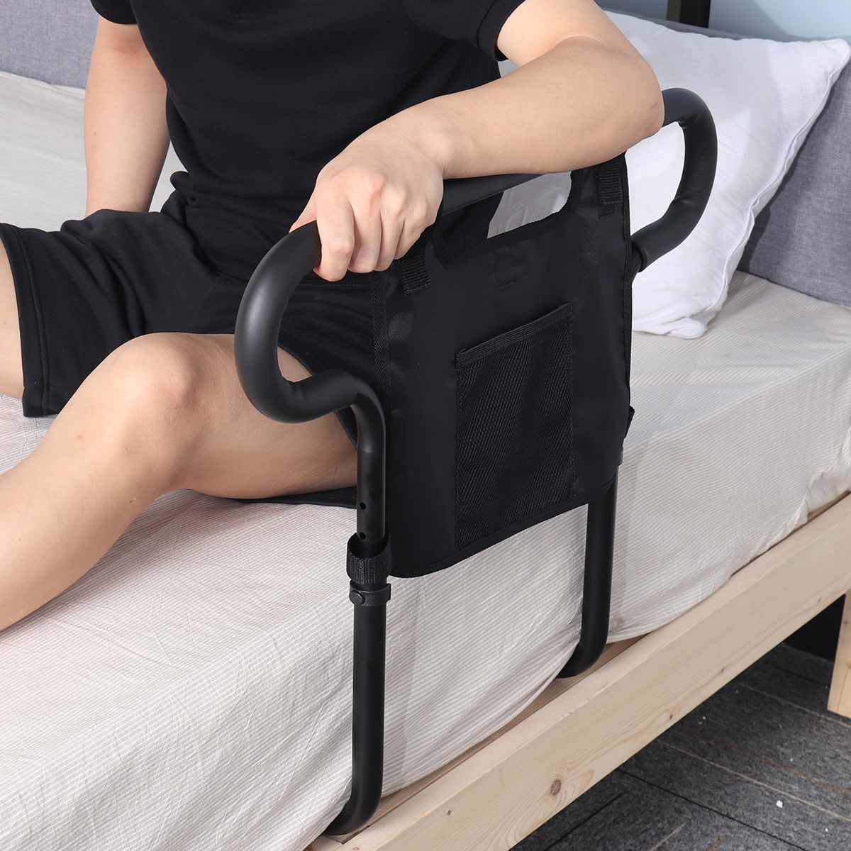 Bettgitter – Stabiler Rausfallschutz – Für sicheres Aufstehen im Bett