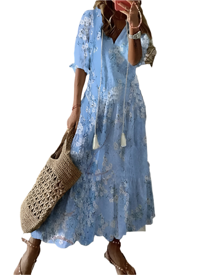 Bettina – Maxikleid Sommer – Bohème Stil mit Eleganz
