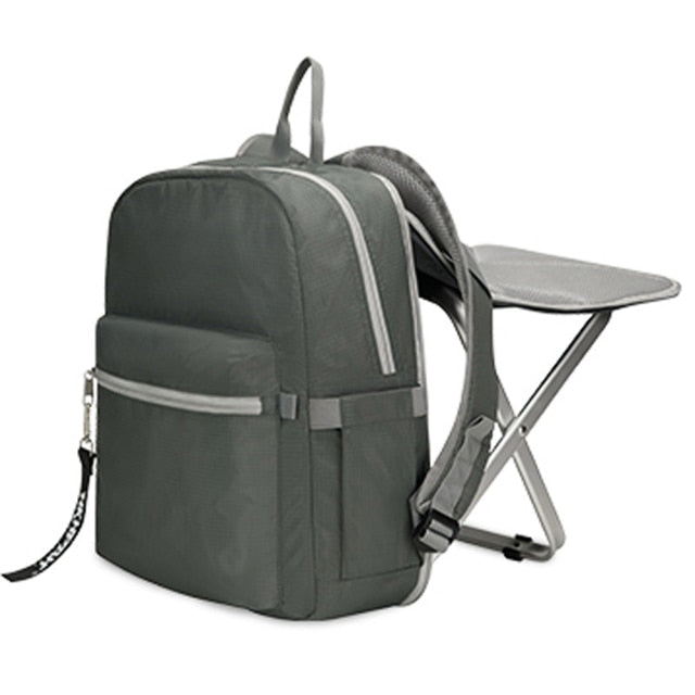 Campingstuhl Faltbar – Wasserabweisend & Integrierter Hocker – Ideal für Outdoor-Aktivitäten 0