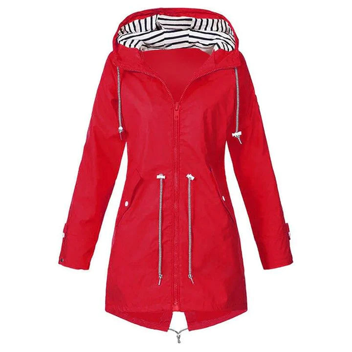 Devon – Lange Regenjacke Damen – Wasserdicht & Stilvoll 3