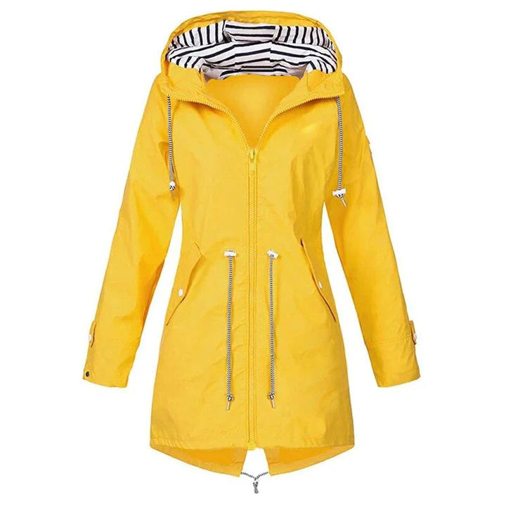Devon – Lange Regenjacke Damen – Wasserdicht & Stilvoll 7