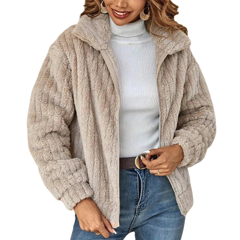 Dyana – Fleecejacke Damen – Kuschelig & Stilvoll für Alltag und Freizeit