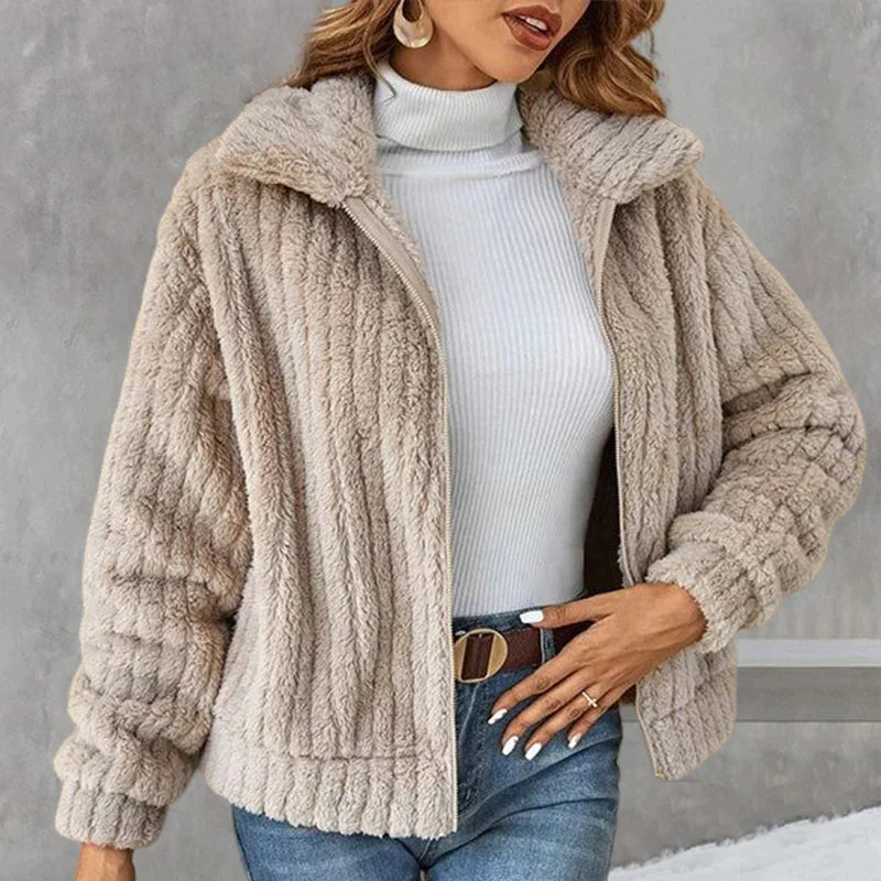 Dyana – Fleecejacke Damen – Kuschelig & Stilvoll für Alltag und Freizeit