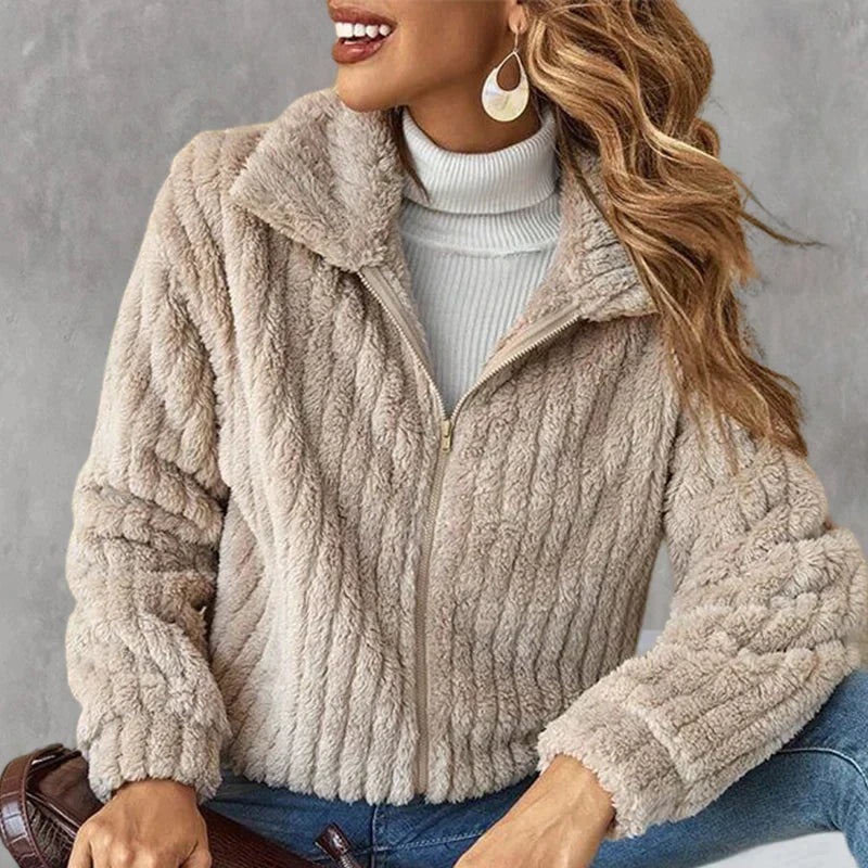 Dyana – Fleecejacke Damen – Kuschelig & Stilvoll für Alltag und Freizeit
