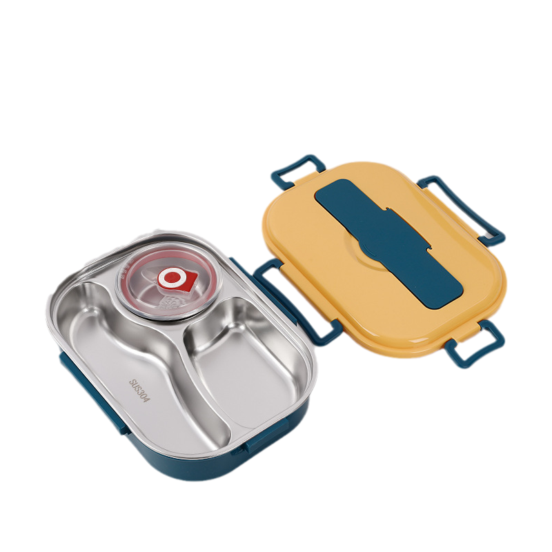 Edelstahl Lunchbox – Auslaufsicher & Temperaturhaltend – Ideal für Büro und Ausflüge