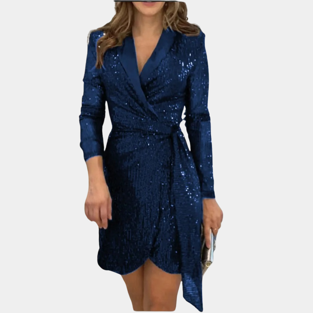 Elegante Blazerjurk für Damen mit Gürtel – Stilvoll & Glamourös