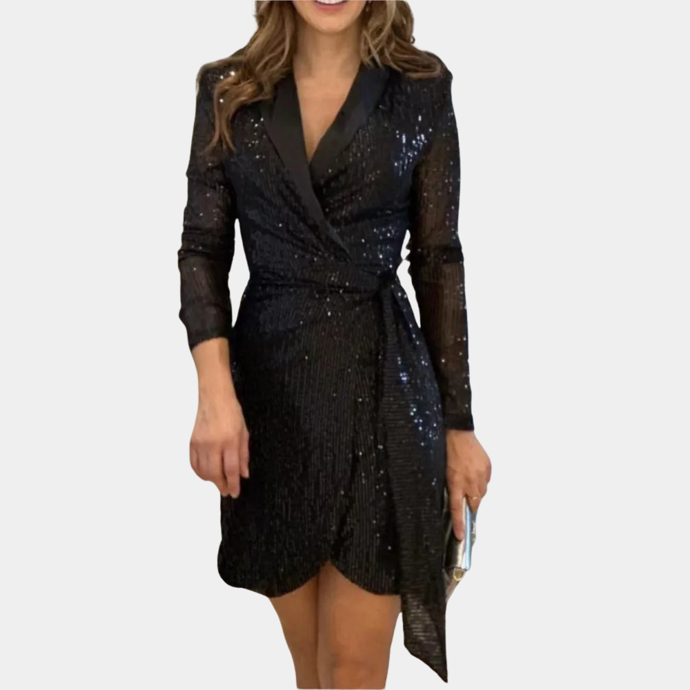 Elegante Blazerjurk für Damen mit Gürtel – Stilvoll & Glamourös