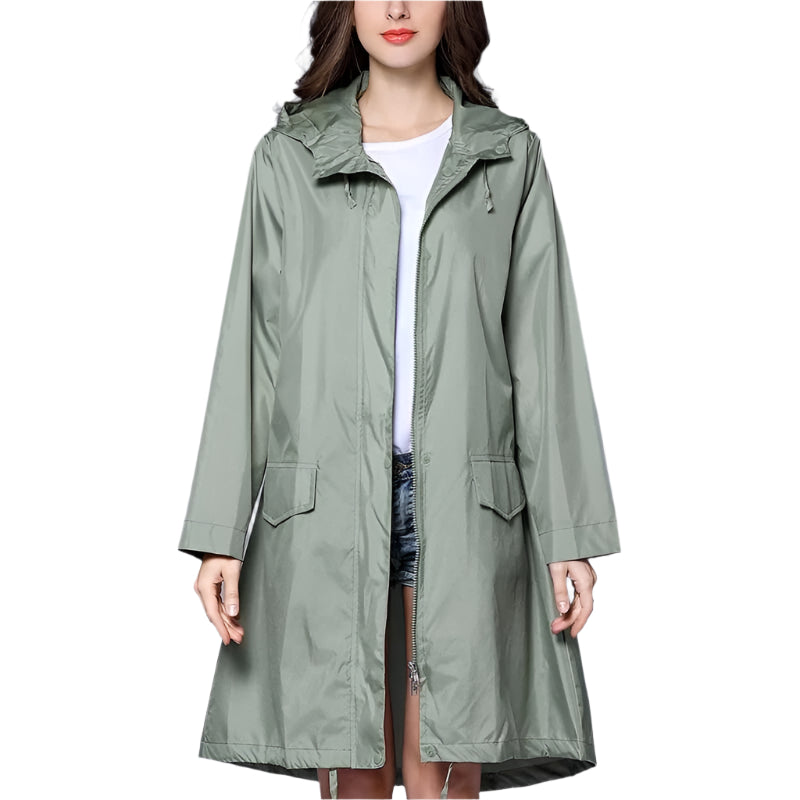 Elegante Damen Regenjacke – Wasserdicht & Atmungsaktiv – Stilvoller Schutz bei Regen 1