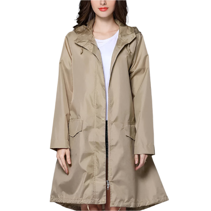 Elegante Damen Regenjacke – Wasserdicht & Atmungsaktiv – Stilvoller Schutz bei Regen 0
