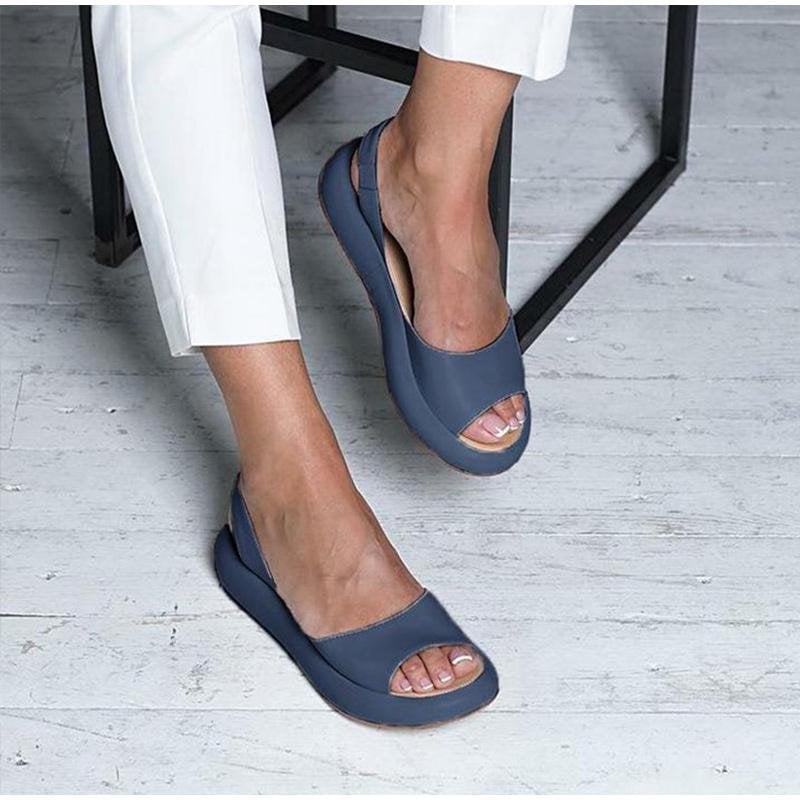 Elegante Damen Sandalen – Offenes Plateau-Design – Komfortabel & Stilvoll