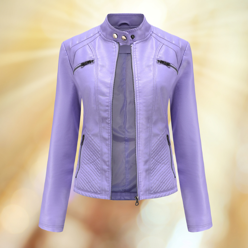 Elegante Damenjacke – Hochwertige Lederjacke – Stilvoll & Bequem