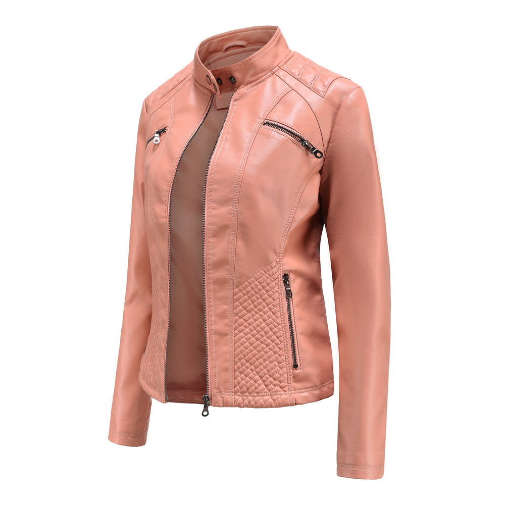 Elegante Damenjacke – Hochwertige Lederjacke – Stilvoll & Bequem