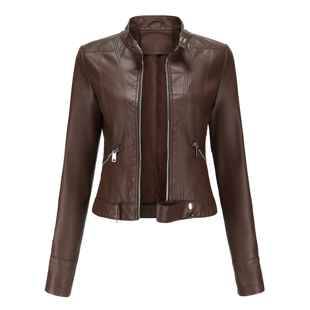 Elegante Damenjacke – Klassische Lederjacke – Hochwertiges Echtleder & Zeitloses Design 2