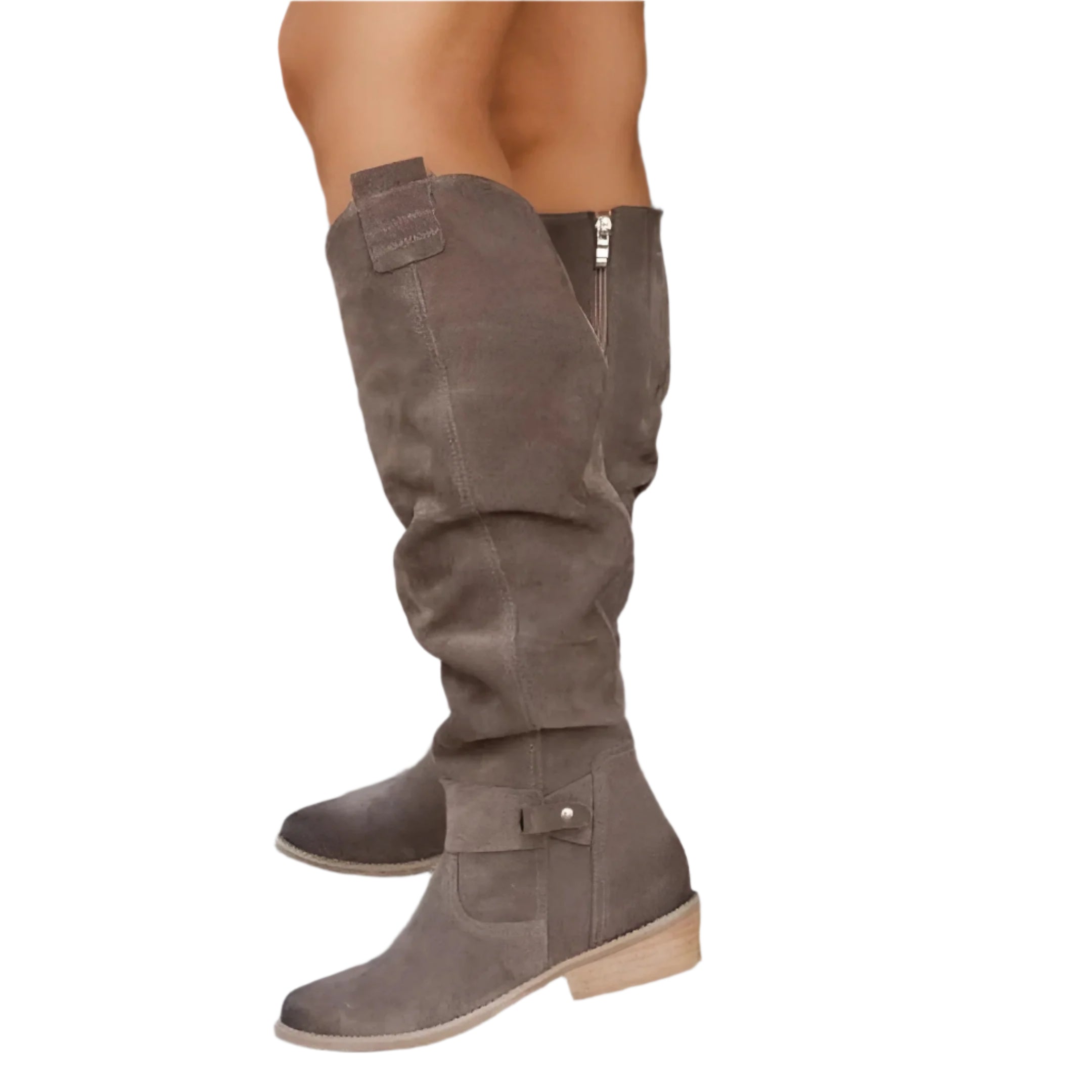 Elegante Damenstiefel – Hochwertiges Leder – Zeitlos & Vielseitig Schwarz