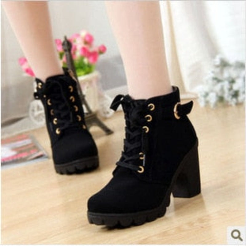 Elegante Damenstiefel – Schwarze Stiefel Damenschuhe – Stilvoll & Bequem