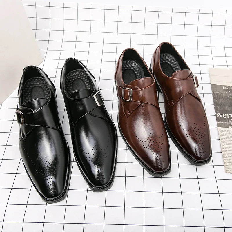 Elegante Herren Anzugschuhe – Hochwertiges Leder – Bequem & Stilvoll