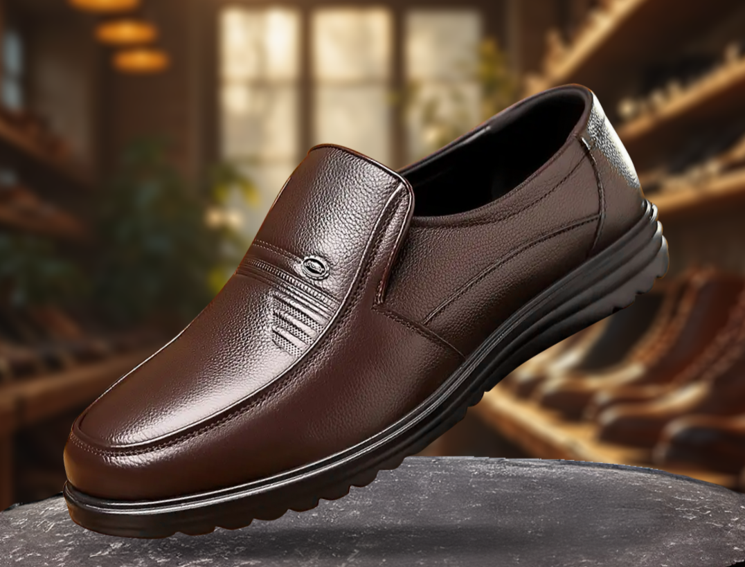 Elegante Herren Loafer – Handgefertigt aus Italienischem Leder – Schwarz & Braun Verfügbar