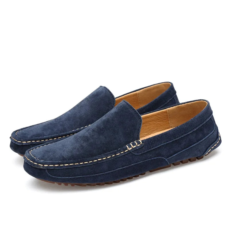 Elegante Herren Loafer – Handgefertigt aus hochwertigem Wildleder