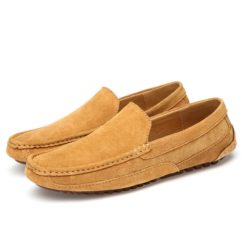 Elegante Herren Loafer – Handgefertigt aus hochwertigem Wildleder